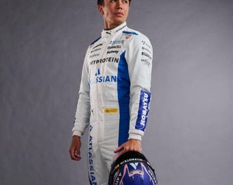 Handmade F1 Racing Suit 2025 Williams Alexander Albon Race Suit Replica