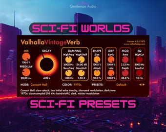 Valhalla Vintage Verb Sc-Fi Presets | Sci-Fi Worlds