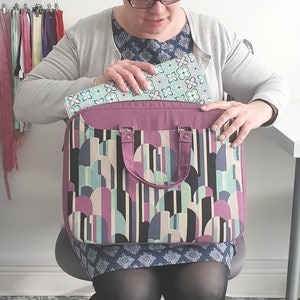 The Side Hustle Laptop/Briefcase Digital Sewing Pattern by Sewing Patterns by Mrs H - Digital PDF Pattern