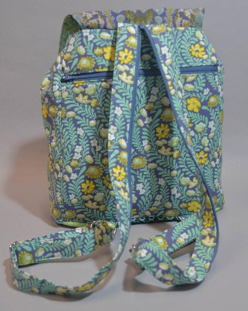 Retro Rucksack Pattern Swoon Patterns: Lucy Backpack - Pdf Vintage Purse Backpack Bag ...