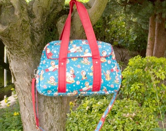 Diaper Bag Sewing Pattern – Travel Bag PDF with Pockets
