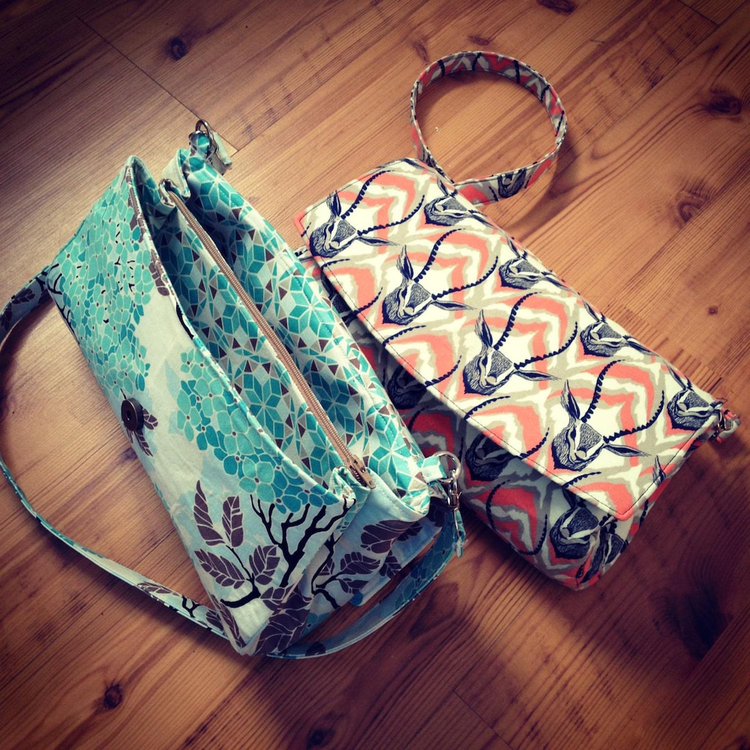 Swoon Patterns: Glenda Convertible Clutch - Pdf Bag Purse Clutch Sewing ...