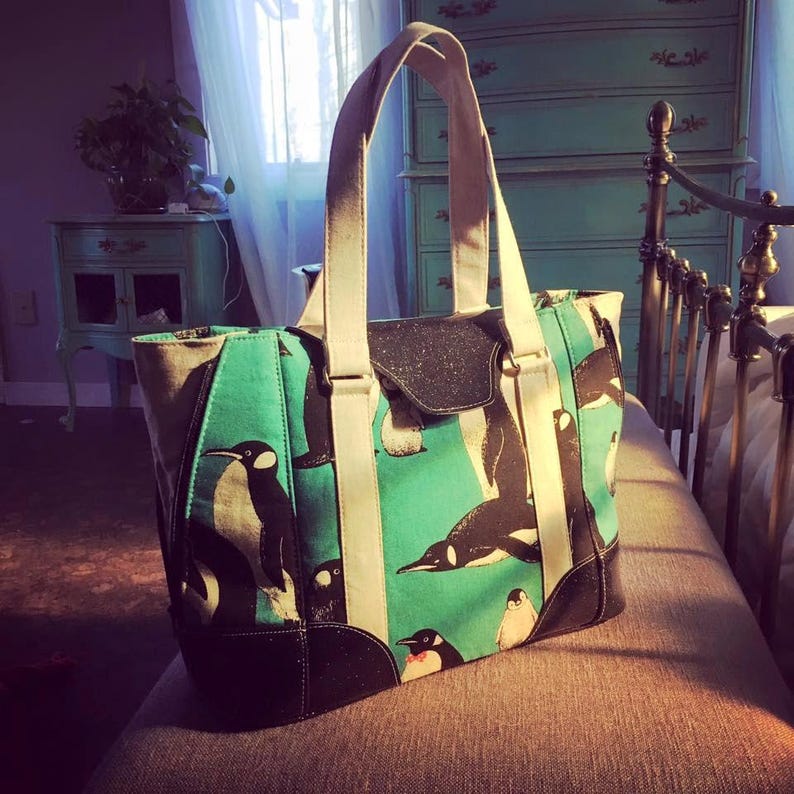 Swoop Bag Pattern Swoon Patterns: Harriet Expandable Tote - Pdf Vintage Purse Tote ...