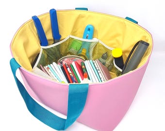 The Tidy Tote - Mini Market Makes PDF Sewing Pattern