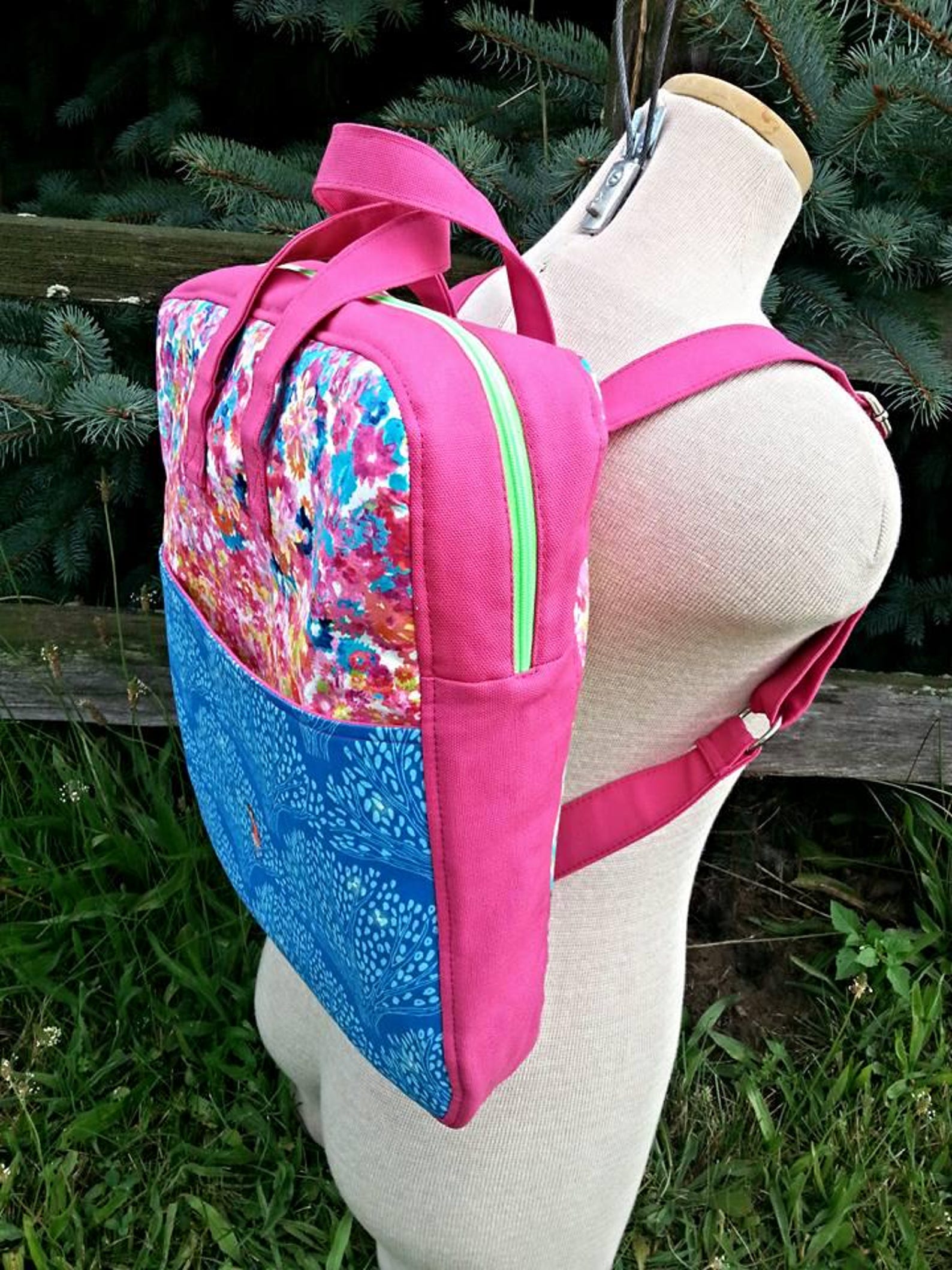 Backpack Pattern Book Bookbag Backpack Sewing Pattern – Commuter Bag, Crossbody, or Tote ...