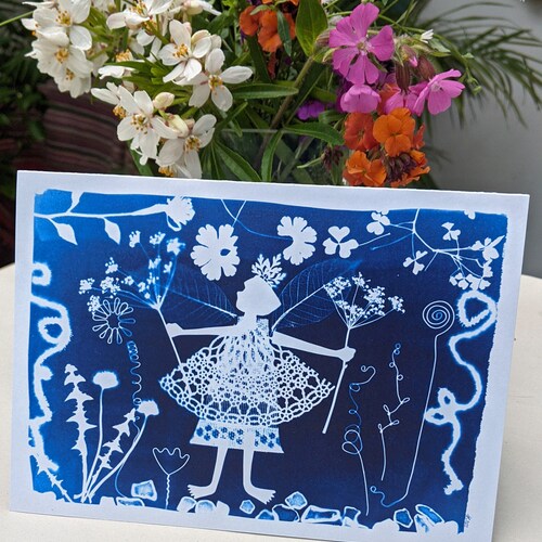 Flower Fairy - Greetings Card - Original Design - Sustainable