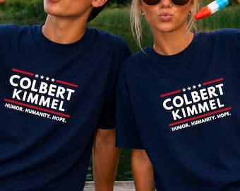 Colbert Kimmel Shirt, Humor Humanity Hope Tee, If You Know You Know Shirt, Subtle Political Shirt, Late Night Fans Tee, Unisex Graphic Tee