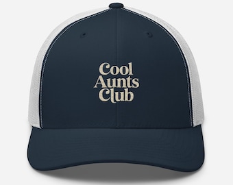 Embroidered Cool Aunts Club Hat – Trendy Aunt Gift – Mother’s Day Gift for Aunt – Birthday Gift for Cool Aunt – Cute Embroidered Cap