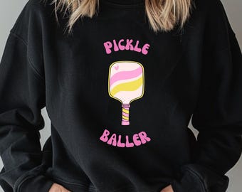 Sudadera Pickle Baller - Pickleball, ropa deportiva, regalo de Pickleball, regalo para ella