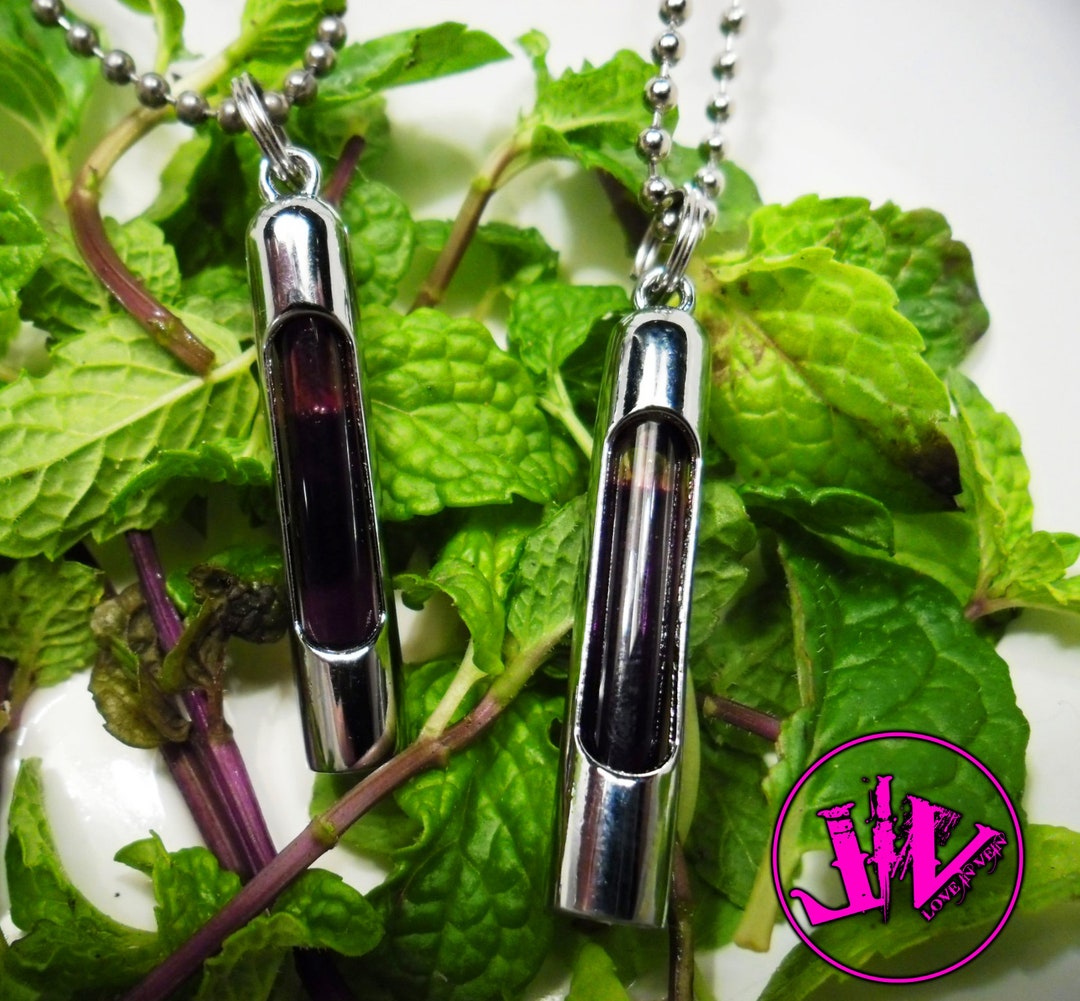 Nickel Blood Vial Kit Blood Vial Jewelry Blood Vial Necklaces LOVE in