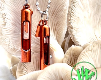 Bronze Color Blood Vial Kit | Blood Vial Jewelry |  Blood Vial Necklaces | Blood Pendants | Christmas