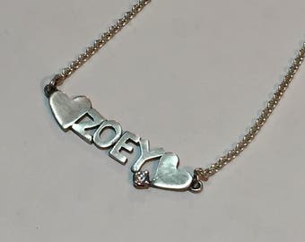 Personalized Name Necklace with Birthstone