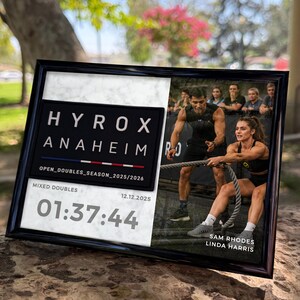 Exhibidor de parches HYROX – DOBLE (Plantilla digital/Imprimible)