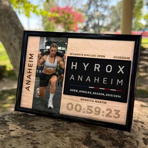 Exhibidor de parches HYROX – DOBLE (Plantilla digital/Imprimible)