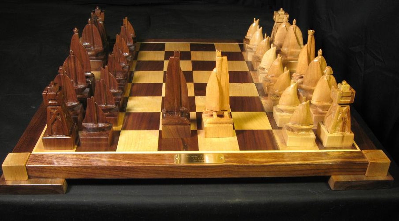 Chess Set Sailboat Chess Set America's Cup Edition on Etsy Etsy