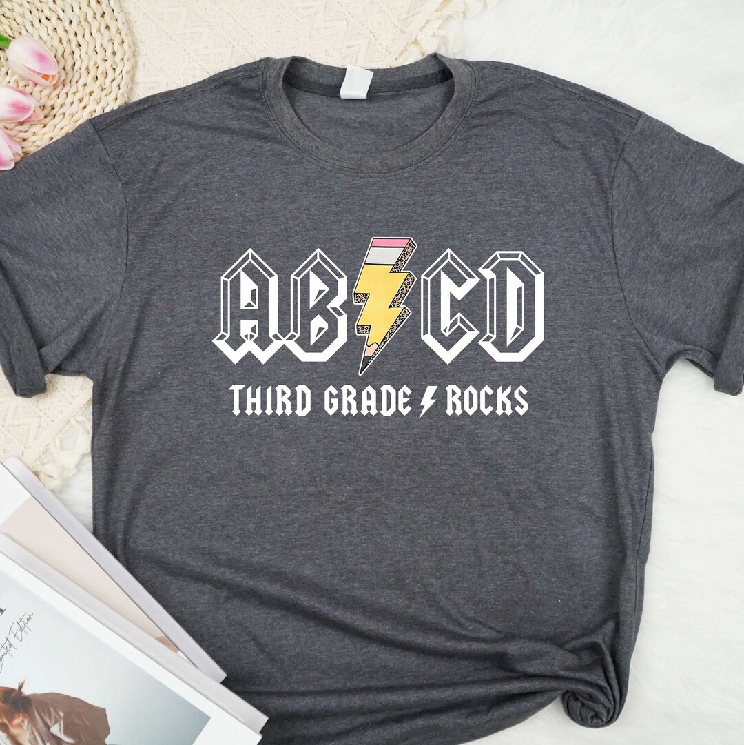 Third Grade ABCD Rocks Shirt, Third Grade Dream Team Shirt, 3rd Grade ...