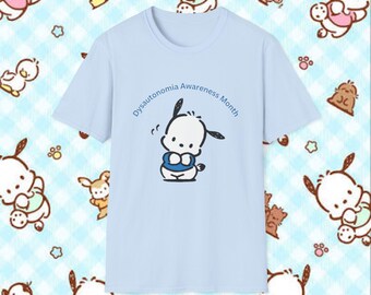 Dysautonomia Awareness Month T-Shirt, Unisex Softstyle Tee, Supportive Graphic Shirt, Gift for Awareness Advocates, Casual Everyday Wear