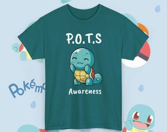 Cute P.O.T.S. Awareness Tee, Funny T-Shirt for Awareness Events, Casual Wear for Teens, Gifts for Friends, Supportive Apparel