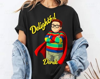Delightful Derek PNG, Funny Sarcastic Quotes File (Digital Download)