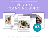 IVF Meal Planning Guide | Fertility Nutrition Planner, IVF Meal Prep, Self-Care Journal for Strength & Balance
