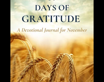 30 Days of Gratitude: A Guided Christian Journal | Scripture-Based Prayer Journal | Faith & Thankfulness Printable PDF