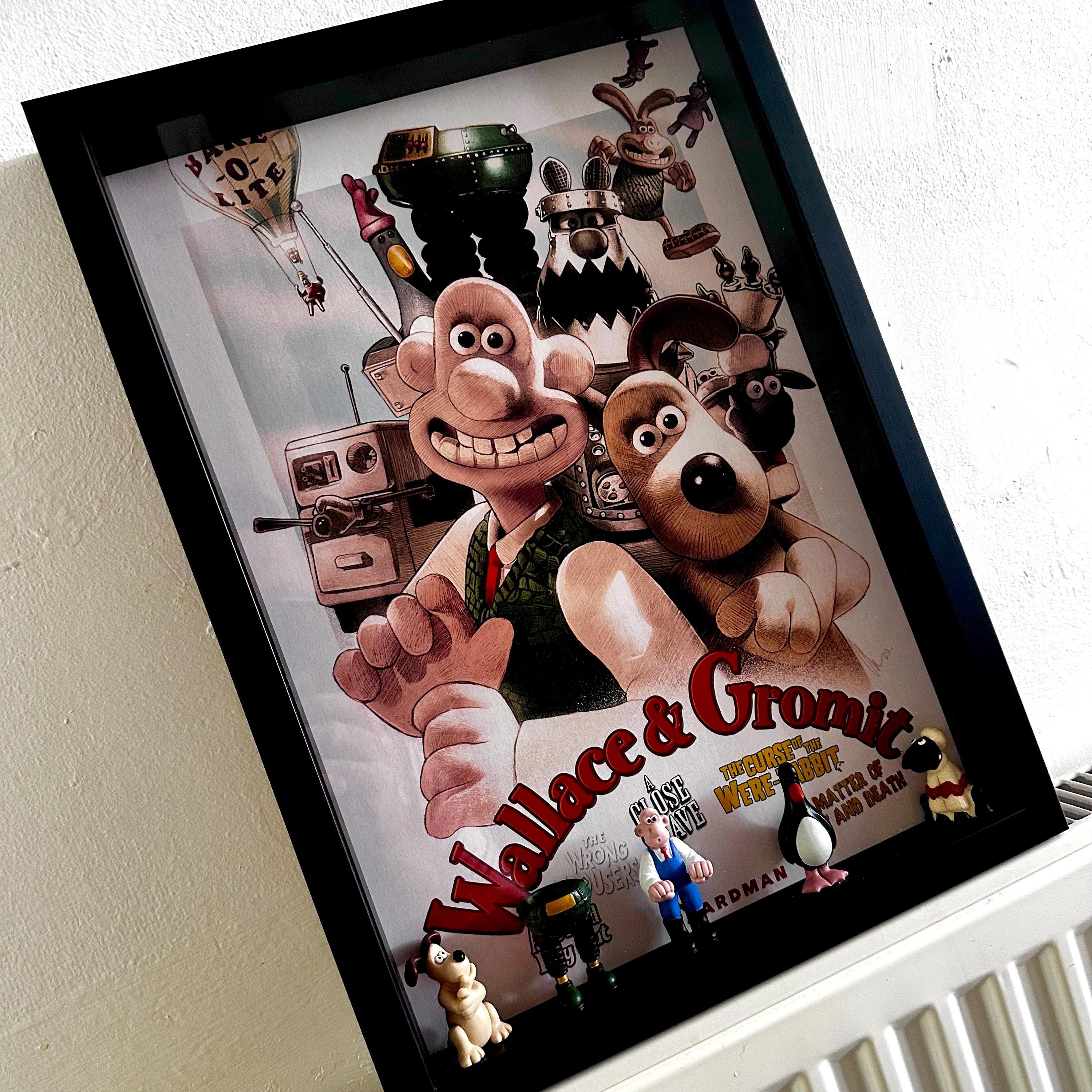Wallace and gromit poster - Etsy 日本