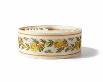 TrimsyStore 35mm Floral Jacquard Ribbon Trim