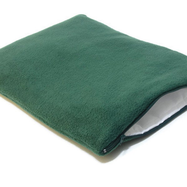 Dark Green Luxurious Electric Heating Pad Replacement Cover* - Fleece with optional padding