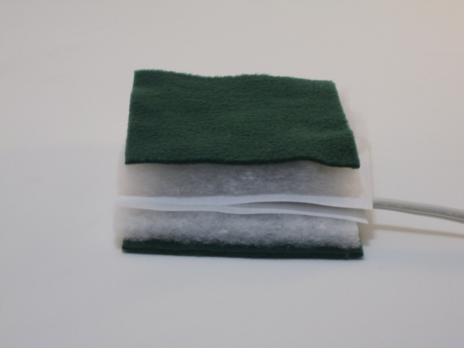 Dark Green Luxurious Electric Heating Pad Cover Fleece With Etsy