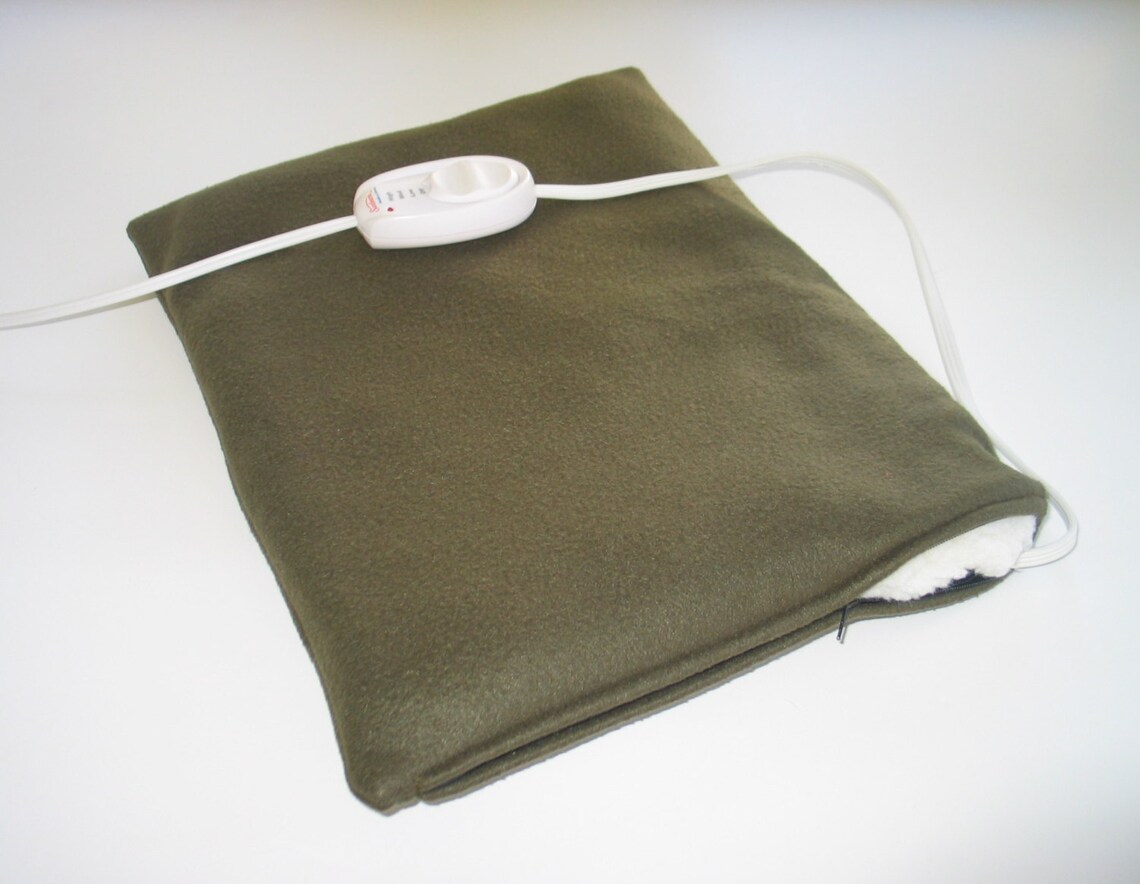 Luxurious Heating Pad Replacement Cover Dark Classic Etsy