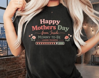 Mommy To Be Pregnancy Announcement PNG – Happy Mothers Day Loading Progress (Digital Download)