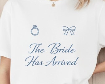 The Bride Has Arrived PNG, Minimalist Bridal Sublimation Design, Bachelorette Bridal Shower Digital Download