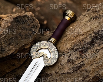 Handmade Theoden Sword of Herugrim , Viking Cosplay sword replica, Personalized gift for dad