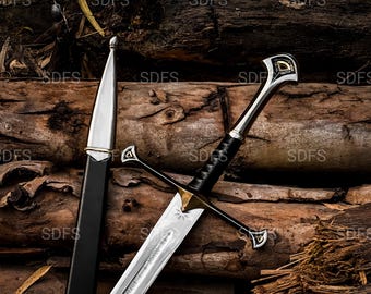 Anduril Narsil Sword, Medieval King Swords Replica, Cosplay Father's day Gift for Boyfriend