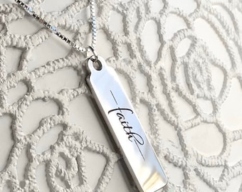 Faith Necklace Religious Gift