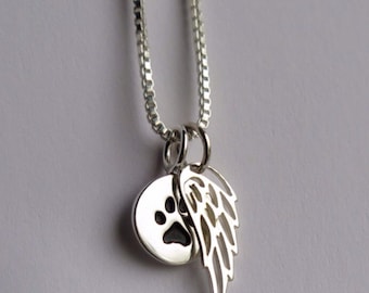 Pet Loss Jewelry - Pet Loss Necklace - Rainbow bridge pet loss necklace - Pet loss keepsake - Pet Loss Gift -  pet memorial - pet loss jewel