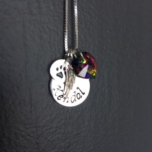 Personalized Rainbow Bridge Pet Loss Necklace Pet Memorial Pet Loss Gift Rainbow Bridge Gift Gift for Pet Loss image 3