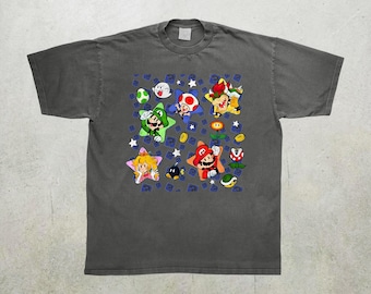 Super Mario Retro Shirt, Nintendo World Family Matching Holiday Trip