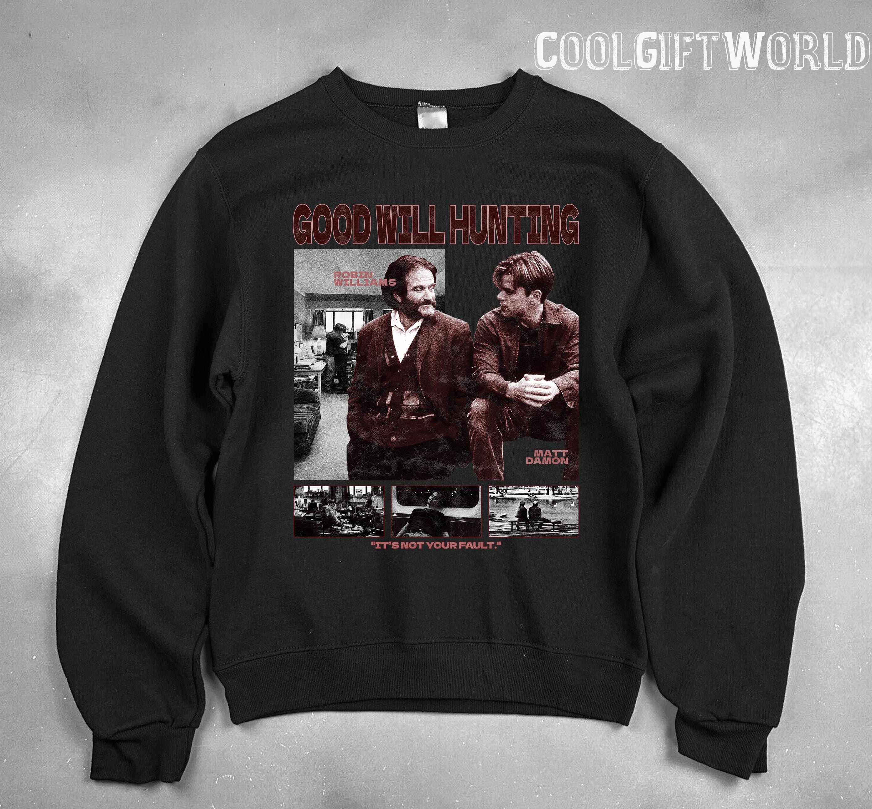 グッド・ウィル・ハンティング』映画Tシャツ、ロビン・ウィリアムズ