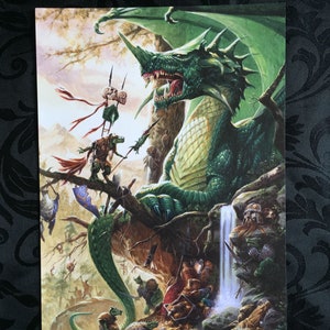 Court of Green Scales - A4 print