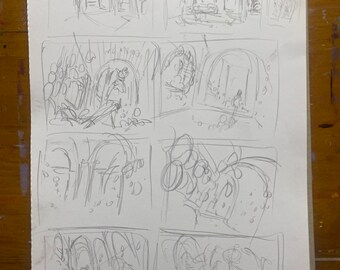 Ossuary Rats - thumbnail sketches
