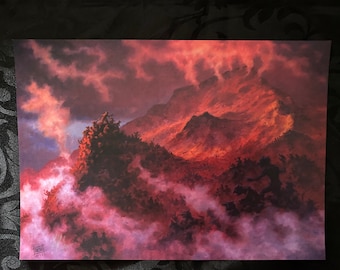 MtG: Goblin Mountain - A4 print