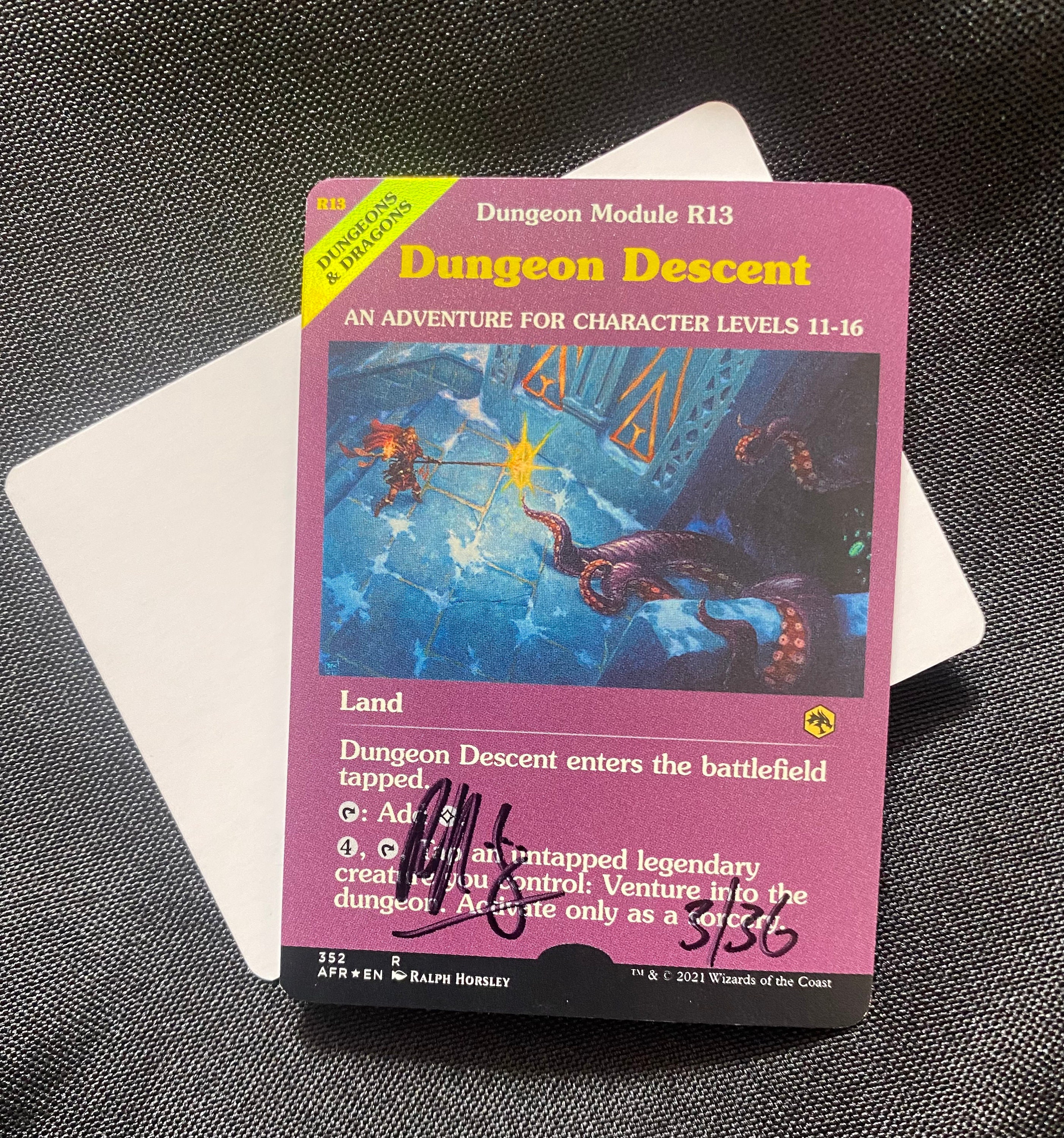 Dungeon Descent (foil) - Adventures in the Forgotten Realms - Etsy Denmark