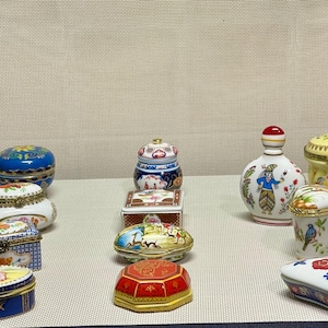 Joyero - Pastillero Del PRADO en Porcelana Vintage / Joyero Del PRADO - pastillero acabado a mano en Porcelana Vintage