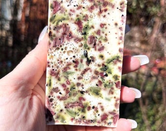 Smudge and Cleanse Soap with Black Tourmaline, Cinnamon, White Sage and Mugwort