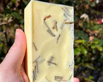Lemongrass Essential Oil Soap: Earthy, Shea Butter Lemon
