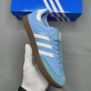 adidas gazelle silver green womens Shop Blue Mens Samba ADV Skate Shoes – Shoebacca