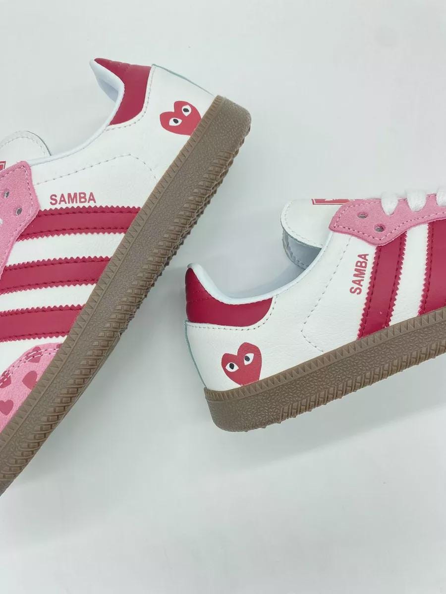 adidas gazelle silver green womens W ADIDAS SAMBA OG "CLOUD WHITE/LUCID PINK/GUM"  Sneaker Room