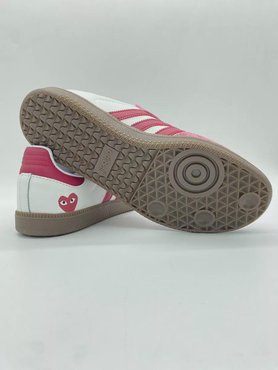 adidas gazelle silver green womens Adidas Samba Love Heart Edition – White, Red & Pink main image 0