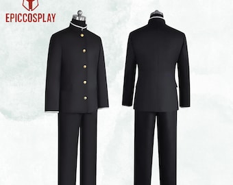 Size 175A Real Vintage Gakuran That Japanese Students Wear in